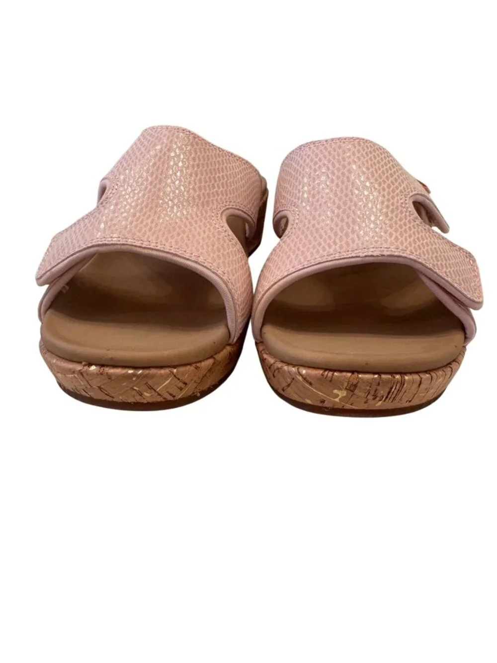 Waco Camille Pale Blush Size 8 Spenco Slip On Sandal NWB